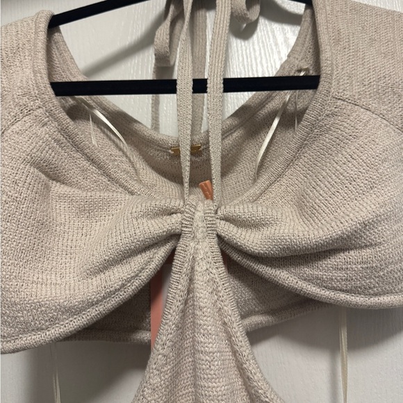 NWT Cult Gaia Off White Annabel Knit Mini Dress Size Large - Picture 2 of 8